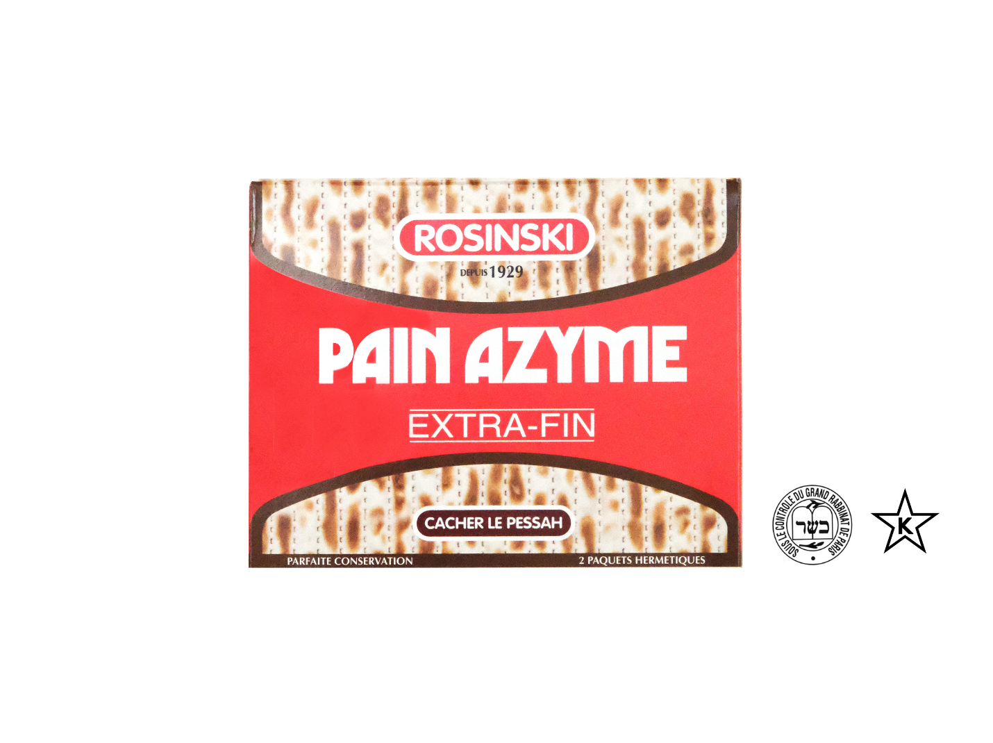 Pain Azyme Cacher le Pessah (450g)